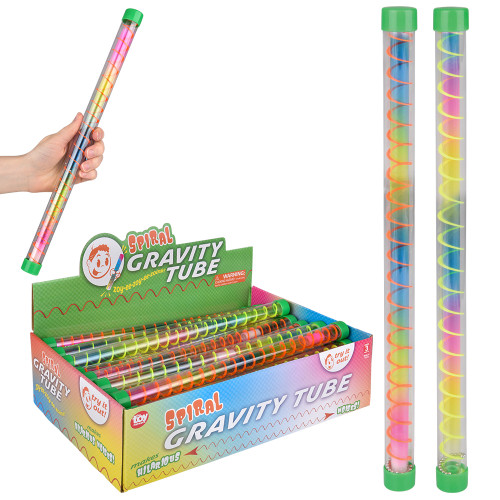 Toy Network Sprial Gravity Tube with Noisemaker (16")