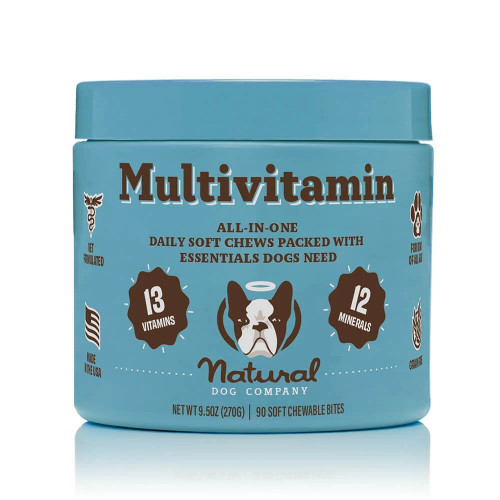 Natural Dog Company Multivitamin Supplement - 90 Count