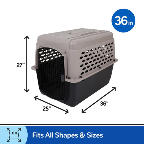 Petmate All Purpose Kennel - Vari - TAUPE/BLACK / 36"