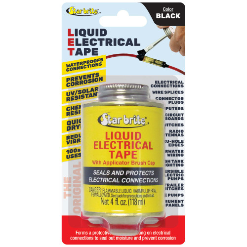 Star Brite Liquid Electrical Tape Black 4 O