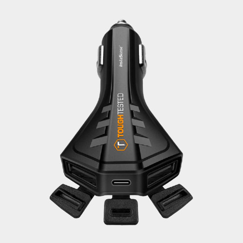 Tough Tested USB A + C Car Charger w/QC3