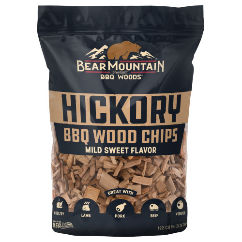 Bear Mountain FC93 BBQ Wood Chips 2lb bag - Hickor