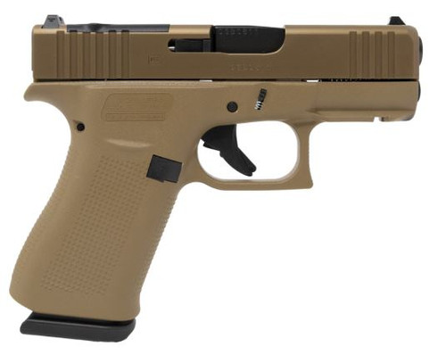 Glock 43X MOS Tan 9mm PX435Z201FRMOSK-764503066696