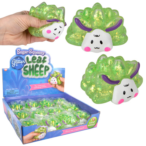 Toy Network 3" Sugar Squeezy Leaf Sheep 12ct