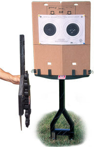 MTM Molded Products Co. Jammit Compact Target Stand Double Stake 2