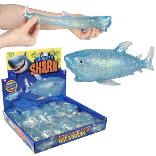 Toy Network 6" Squeezy Sugar Shark 12/disp