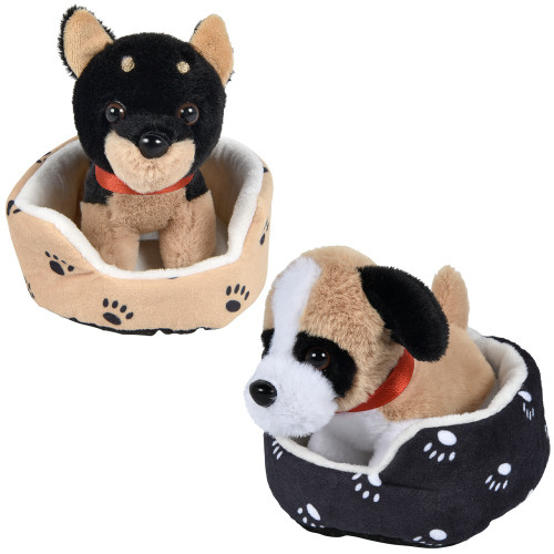 Toy Network 8" Dog In Bed