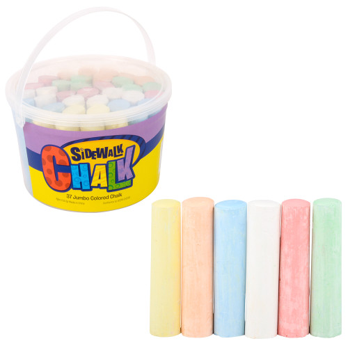 Toy Network Jumbo Chalk In A Bucket