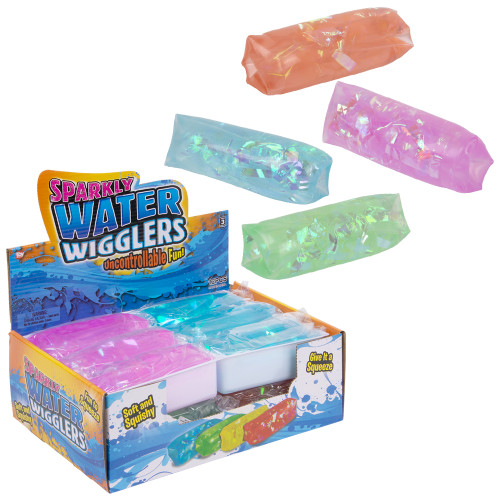 Toy Network Sparkle Water Wiggler 4.75" 24ct