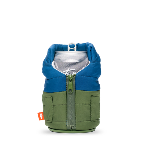 Puffin Coolers The Puffy Vest-Olive Green/Sailo