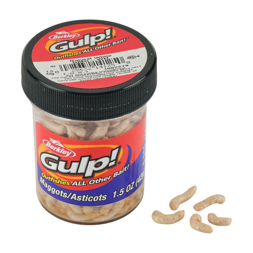 Berkley GMG-WH 0.5 in Gulp! White Gulp!® Maggot