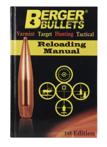 Berger 1st Edition Reloading Manual 11111-9780615637624
