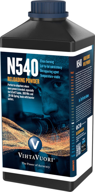 Vihtavuori N540 Powder 1 lb Canister T11954-6420615700982