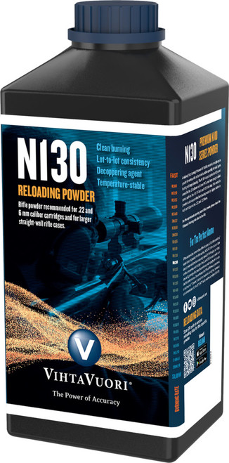 Vihtavuori N130 Powder 1 lb Canister T11030-6420615700852