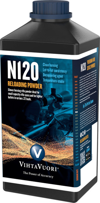 Vihtavuori N120 Powder 1 lb Canister T11020-6420615700845