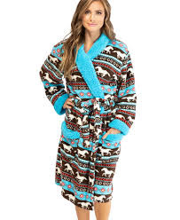 Horse Fair Isle Bathrobe L/Xl-210000405969