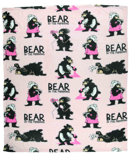 KTB953 Bear in AM Travel Blanket-25-210000405954