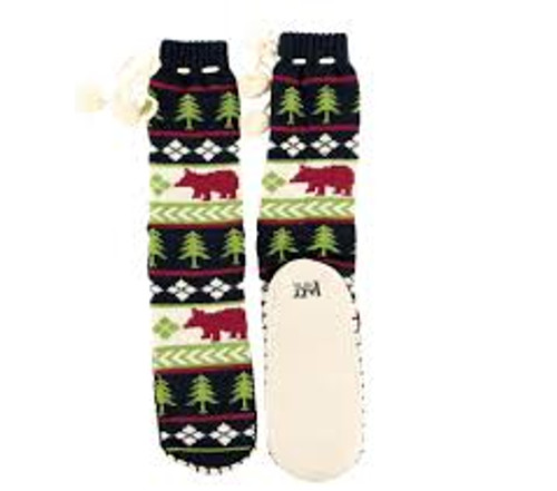 *Bear Fair Isle Kid Mukluk-210000405945