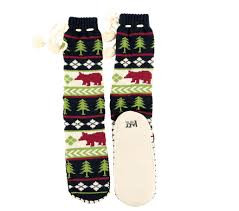 *Bear Fair Isle Kid Mukluk-210000405945
