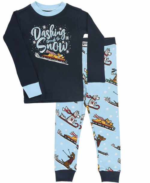 Dashing Snow Pj Set 3T-210000405925
