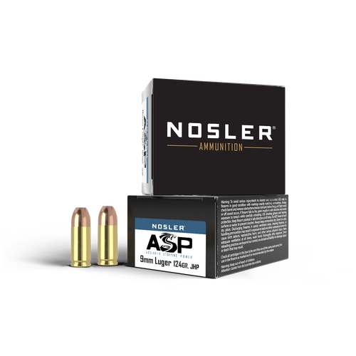 Nosler ASP-9mm 124g HG JHP (20ct)