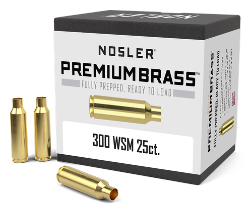 Nosler Box Brass-300 WSM (25ct)