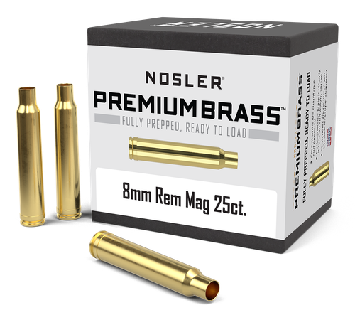 Nosler Box Brass-8mm Rem Mag (25ct)