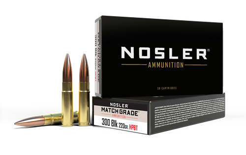 Nosler MGA-Suppressor Ready 300 Blackout 220g CC HPBT (20