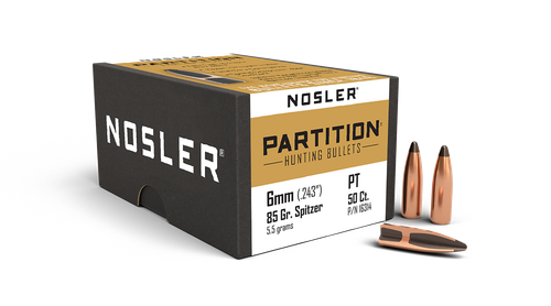 Nosler P-6mm 85g SP (50ct)