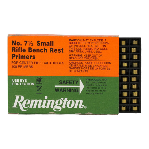 Remington Primer 7-1/2 Small Rifle Br 100 Rn