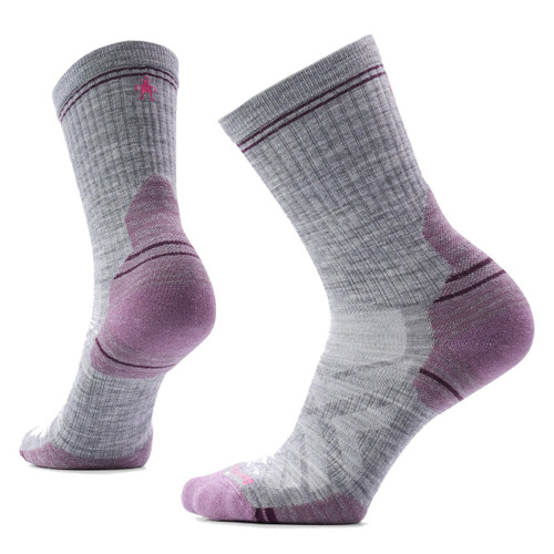 Smartwool Women's Hike Mid Crew Socks Light Gray
