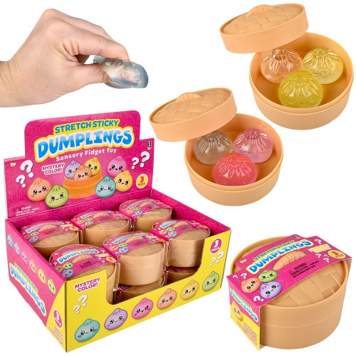 Toy Network 3 Pc Stretch Sticky Surprise Dumplings 12