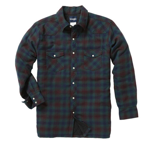 Wrangler BIG 4X Lined Flannel Plaid