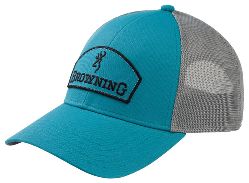 Browning Cap Emblem Aqua