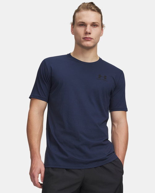 Under Armour UA Left Chest Logo Men's Short Sleeve Blue MD