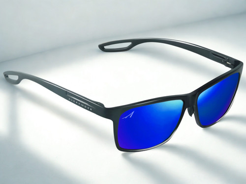 Alexander Metal Premium Sport Polarized Sunglasses - Deep Blue
