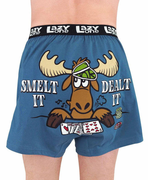 Lazy One Smelt It Dealt It Moose Boxer M