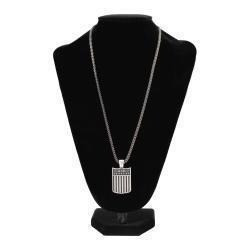 M&F Western T.24"Matte Silver USA Flag
