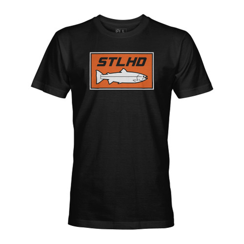STLHD Men's Standard Logo Black T-Shirt S