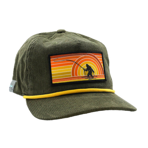 Rep Your Water Hat, 5 Panel, Unstructured, Sunset Squatch