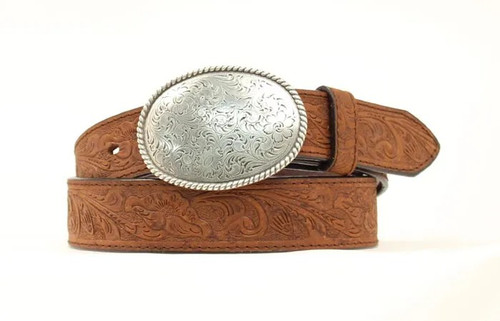 Nocana Western Belt 1 1/2" EMB W/OVAL BKLE N1011644 Size 30