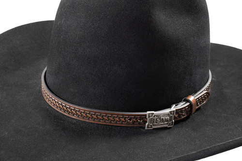 Triple D Hat Band 5/8"BskWvCowboyPryrBcklBR D740003702