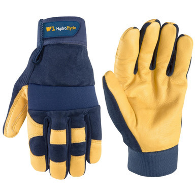 Wells Lamont Men's Saddeltan Hydrahyde Leathe Gloves