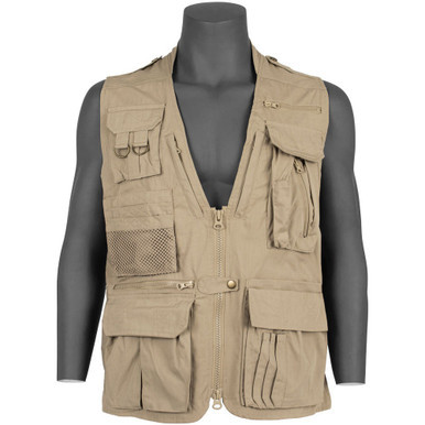 Fox Outdoor Advanced Concealed Carry Travel Vest - Khaki