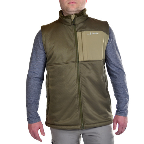 Mahco INC. Mens Sherpa Shell Vest VT10016-F21-S- 843049169051