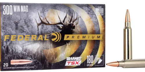 Federal 300 WIN MAG 180GR BARNES TSX 20 RND P300WP