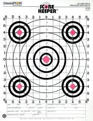 Champion Scorekeeper, 100 Yd. Rifle Sight In O/B 12 P 45726