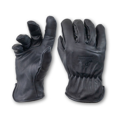Bear Knuckles Black Fleece-Lined Water Resista D409