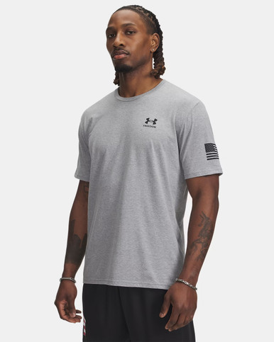 Under Armour UA Freedom Flag Men's T-Shirt Gray