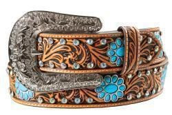 Triple D Western Belt 1 1/2FauxConchoNT D140010948